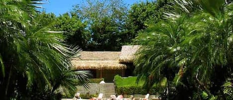 The beautiful lagoon pool dotted with tropical gardens is such a relaxing place to spend the day. 