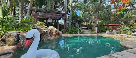 Beautiful pool view.