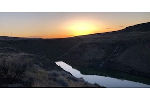 Snake River and sunset views from our property - no filter!