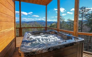 Steamy Hot Tub with More Beautiful Views