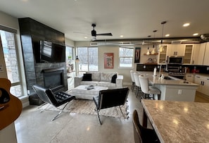 Open Concept | Living Room and Kitchen