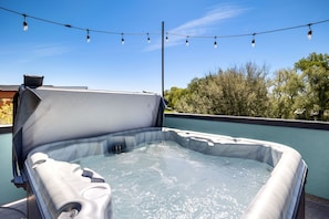 Rooftop Deck with Private Hot Tub and Mountain Views!