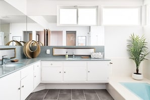 Prepare delicious meals in our stylish and functional kitchen.