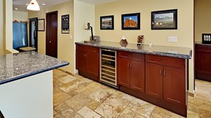 Wine Fridge and Dry Bar