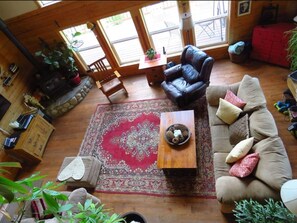 Living Room view from the loft