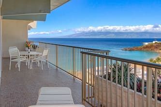 Maui Resort Rentals: The Whaler 1224 - Stunning Penthouse 1BR/2BA w/ Wrap-Around Balcony, Epic Pacific Ocean and West Maui Mountain Views!
