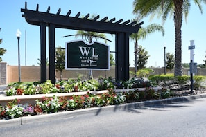Community entrance (gated and monitored 24 hours)