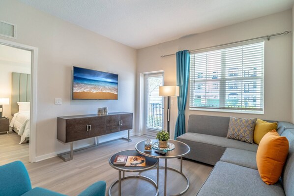 Beautifully Sunlight First Floor Condo - Main Living Area w/Patio Access