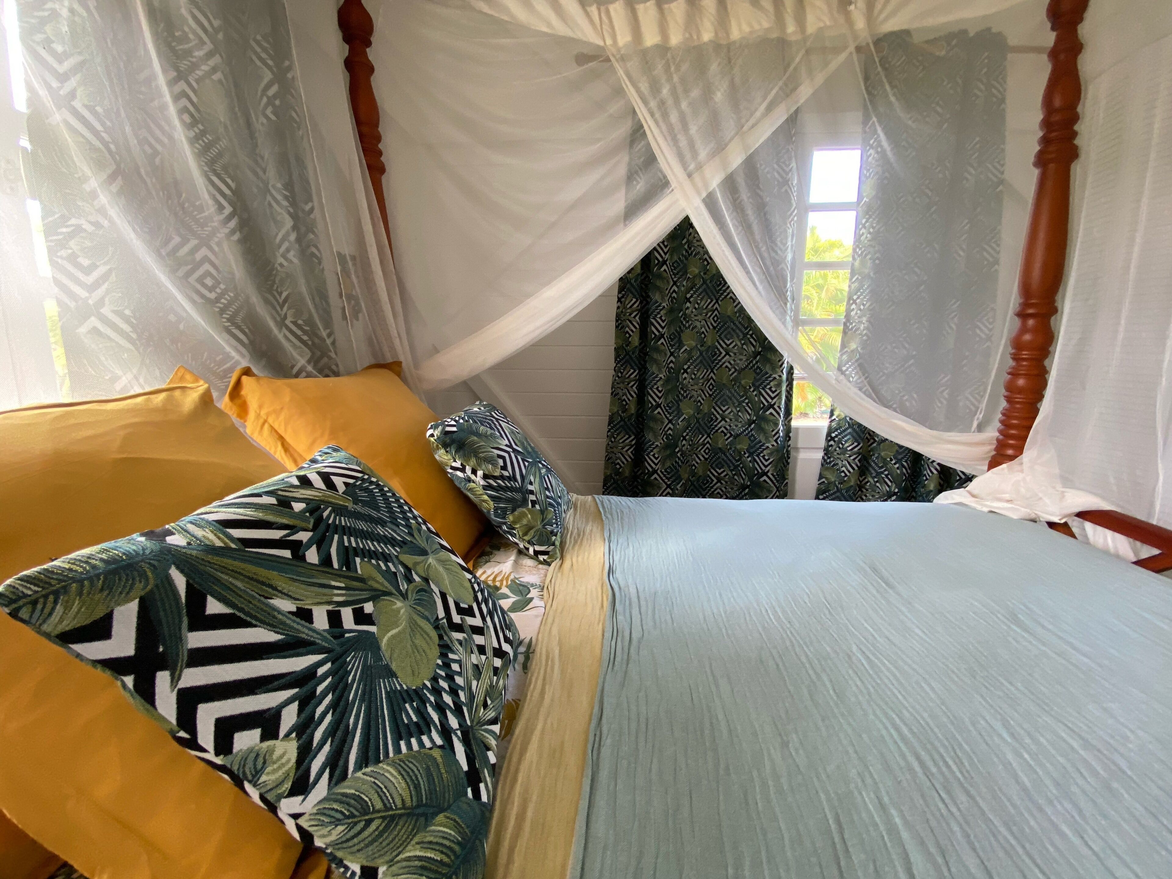 Villa La Kaz Indigo in Capesterre de Marie-Galante, sea view