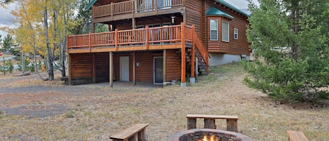 Grand Point Lodge ~ fire pit (wood NOT provided)