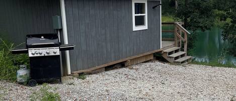 View of cabin 1 from parking