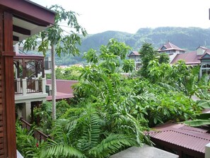 VUE DE LA FENETRE DE LA CUISINE