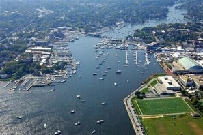 US Naval Academy and Severn River at Annapolis