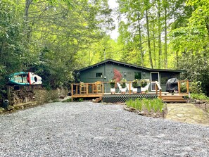 front of house and parking pad