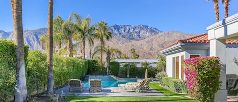 Backyard with Mountain Views