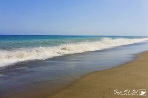 Our local long sandy beach with beautiful views, bars, and restaurants. 