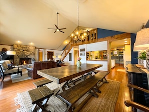 Dining Area and Living Room