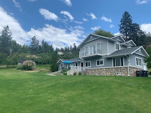 Good size lawn front and back of the property