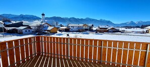 Ausblick vom Balkon