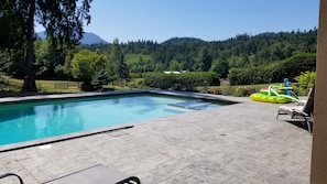 The pool is open May to September 