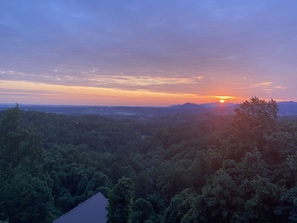 Vue depuis l’hébergement