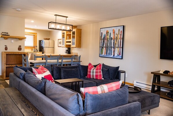Open concept family room