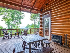 Covered Deck Area