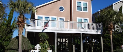 View of back deck
