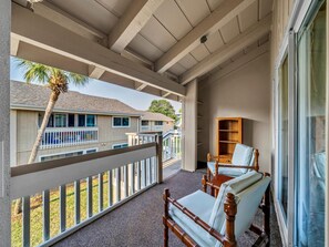 Open Back Balcony With Stair Exit