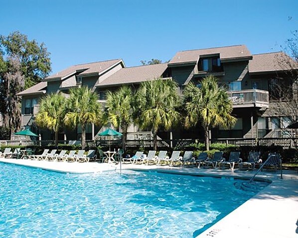 Pool-side view of the unit
