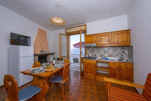 Kitchen and dining area