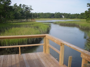 View from dock looking south