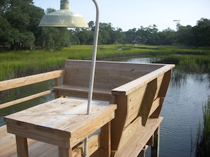 View from dock looking north