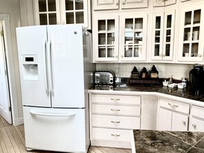 Refrigerator and Tea Station