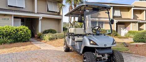 625 Bayou Village - one six seat golf cart for guests