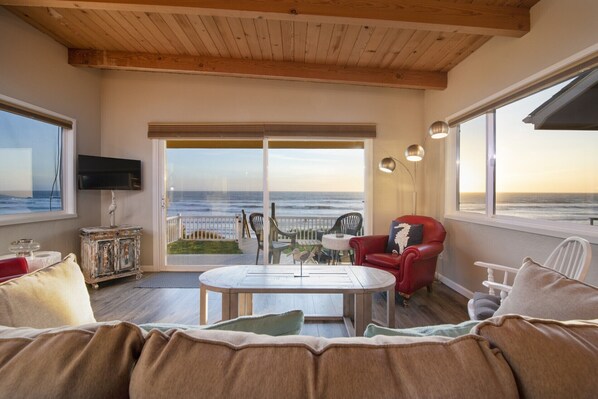 Stunning ocean views from the living room