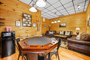 Poker/ bumper pool/ game table