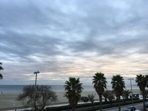 Vue sur la plage ou l’océan