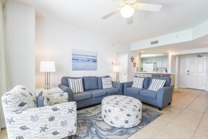 Silver Beach Towers West 1205- Living Area
