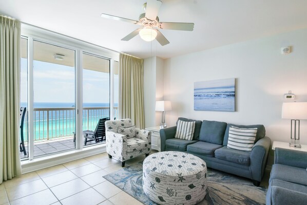 Silver Beach Towers West 1205- Living Area