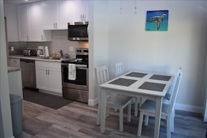 Dining table and Kitchen