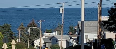 Ocean views from the private deck