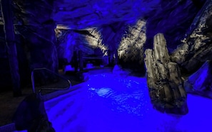 Lights Off for A Glowing Cave Swim