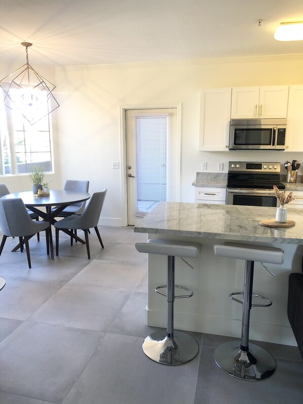 Kitchen and breakfast nook view