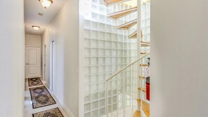 Staircase to the Rooftop Deck