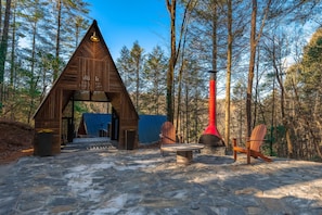AFrame of Style - Fire Pit