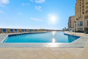 Gulf front outdoor pool