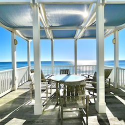 BEACHFRONT BALCONY OFF OF LIVING ROOM