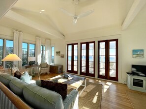 STUNNING GULF VIEWS FROM SECOND FLOOR LIVING AREA