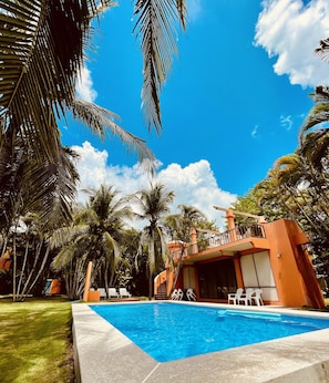 Pool Area and Guest House